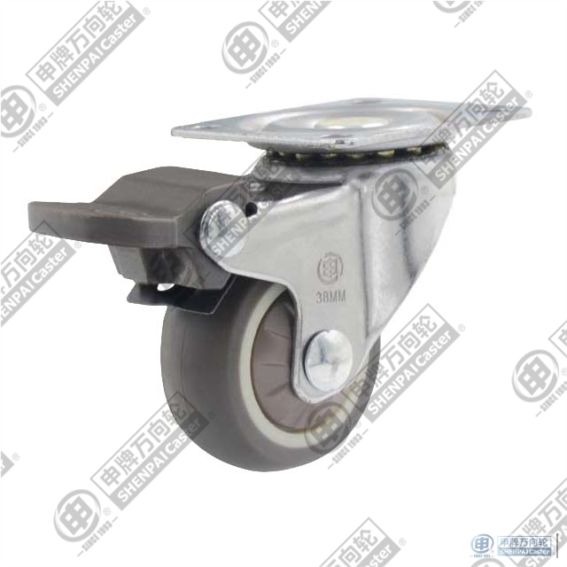 1"Micro Duty TPR Swivel Locking Caster Wheel