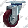4" Polyurethane Swivel Caster Wheel for Medium Duty
