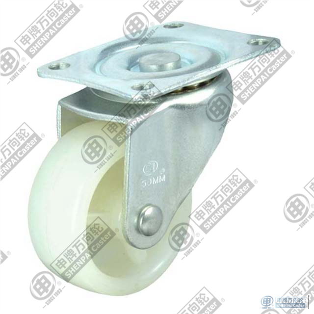 1"Micro Duty White PP Swivel Caster Wheel