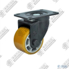 4"Aluminium Core Yellow PU Swivel Caster Wheel