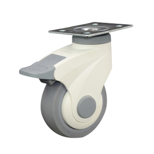 4" For Hospital Usage Nylon Body TPR Swivel Caster Wheel